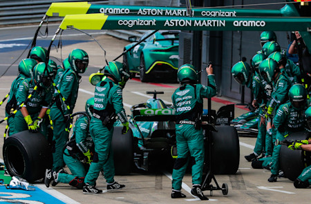 A late Safety Car allowed both Sebastian and Lance to make a timely pitstop