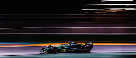 Lance went head-to-head with Lewis Hamilton in Q1