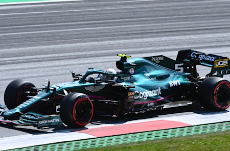 Sebastian explores the Red Bull Ring during practice