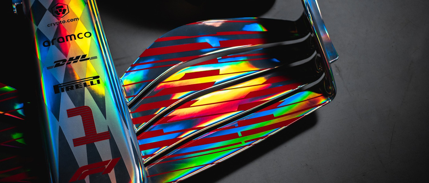 A closer look at the 2022 Formula One car's front wing
